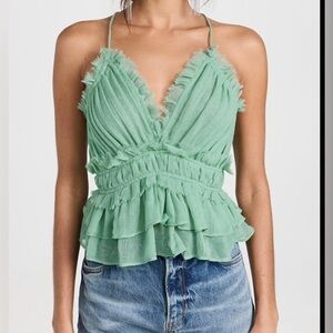 Ulla Johnson blue top 
size 4